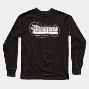 Vintage Asheville, NC Long Sleeve T-Shirt